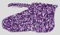 Preview: Knitted slippers in purple, black, white from polyester in size 38/39